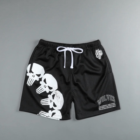 Darc Sport Shorts Darc Sport X The Punisher Prepare Mesh Shorts